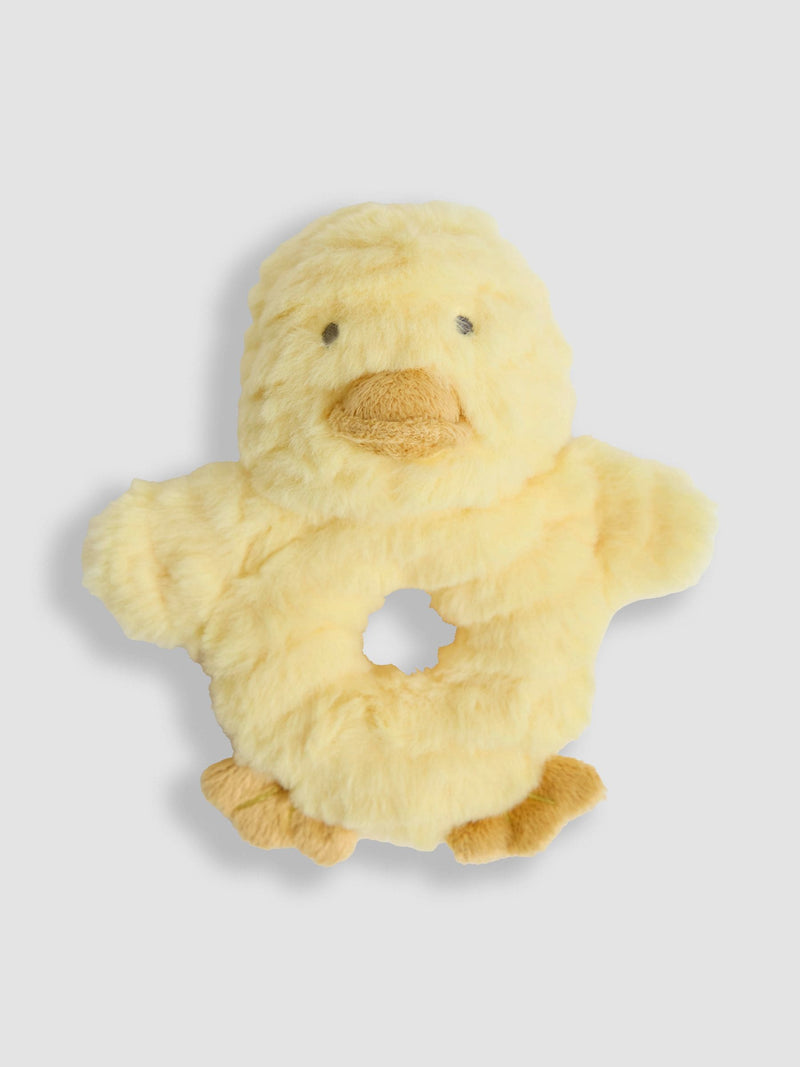 JoJo Maman Bébé duck ring rattle baby toy, UK version