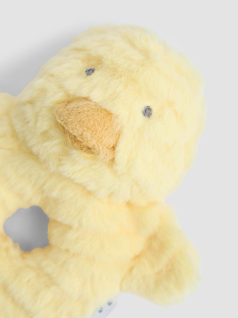 JoJo Maman Bébé duck ring rattle baby toy, UK version