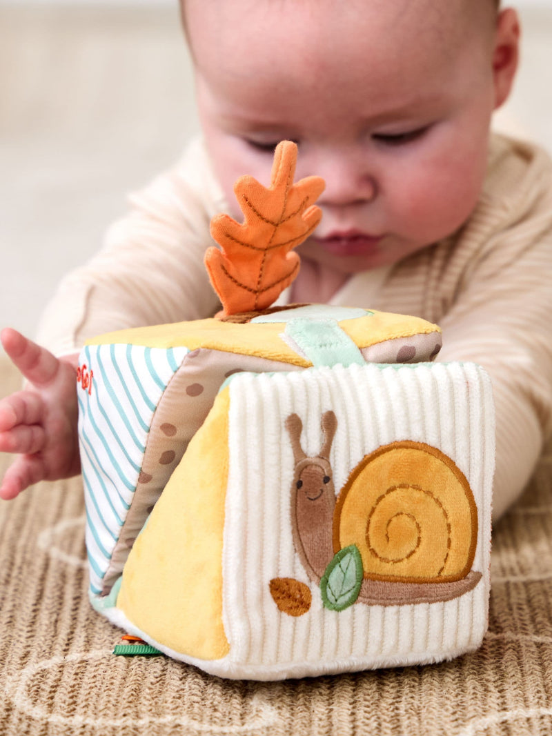 JoJo Maman Bébé Woodland Activity Cube sensory toy (British brand)