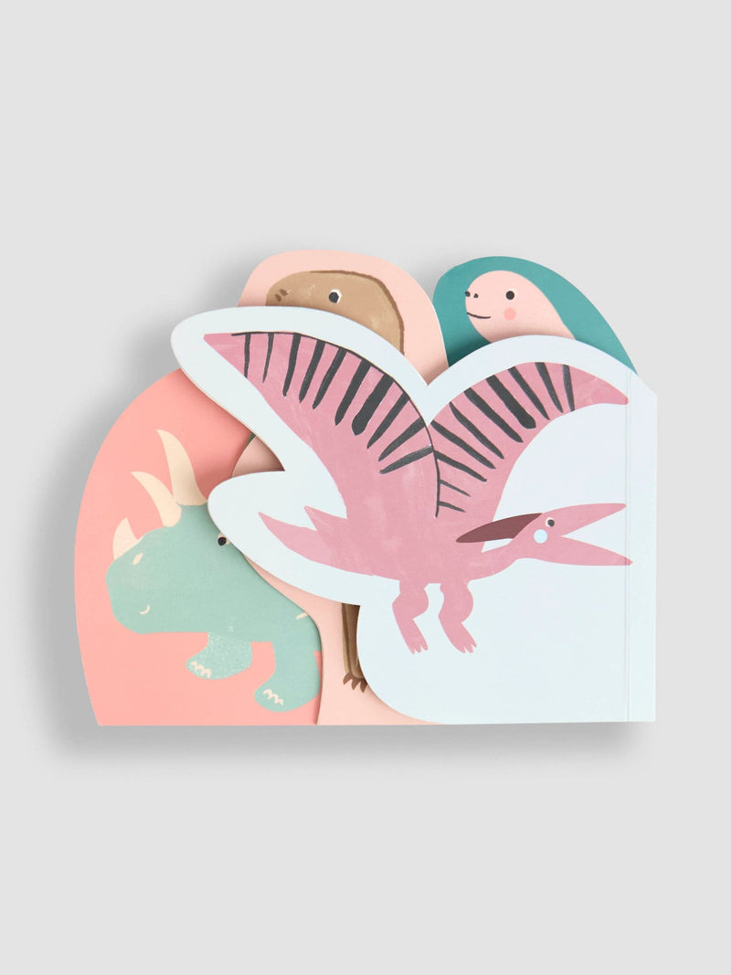 JoJo Maman Bébé dinosaur baby card book (British brand)