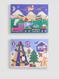 JoJo Maman Bébé Christmas jigsaw set of 2, imported from the UK