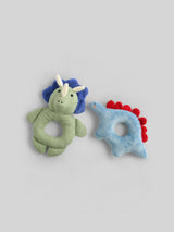 Next JoJo Maman Bébé Dinosaur Ring Rattle Set of 2- Buy online at McGrocer