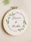 No Ordinary Gift cotton anniversary hoop 15x15cm - British product