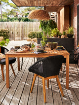 Next La Redoute Intérieurs Acacia Ciara Square Garden Table 140cm- Buy online at McGrocer