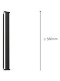 Eglo NEVIANO extended LED wall light 58cm black, UK version