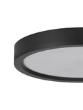 Eglo black IDUN-E LED ceiling light, imported from the UK