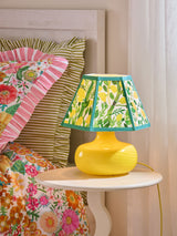 Next Lucy Tiffney Yellow Lemons Swirl Glass Table Lamp 32cm- Buy online at McGrocer