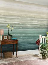 Next Clarissa Hulse Jade Strata Dawn Fixed Size Wallpaper Mural 2.5m x 4m- Buy online at McGrocer