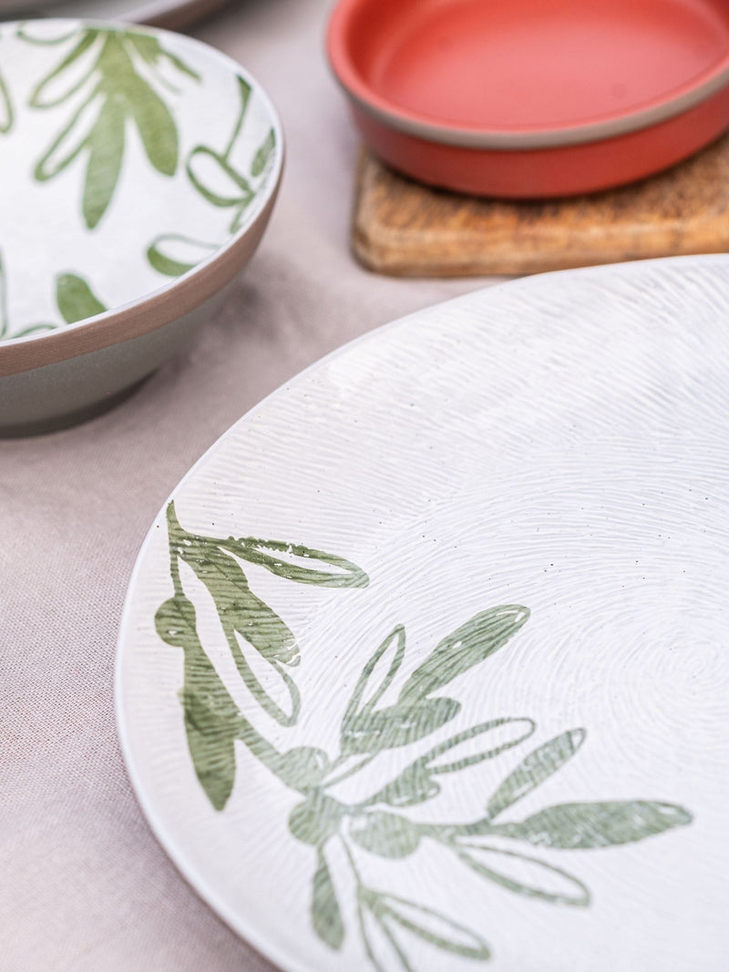 Purer Home white dinner plates set of 4, imported from the UK