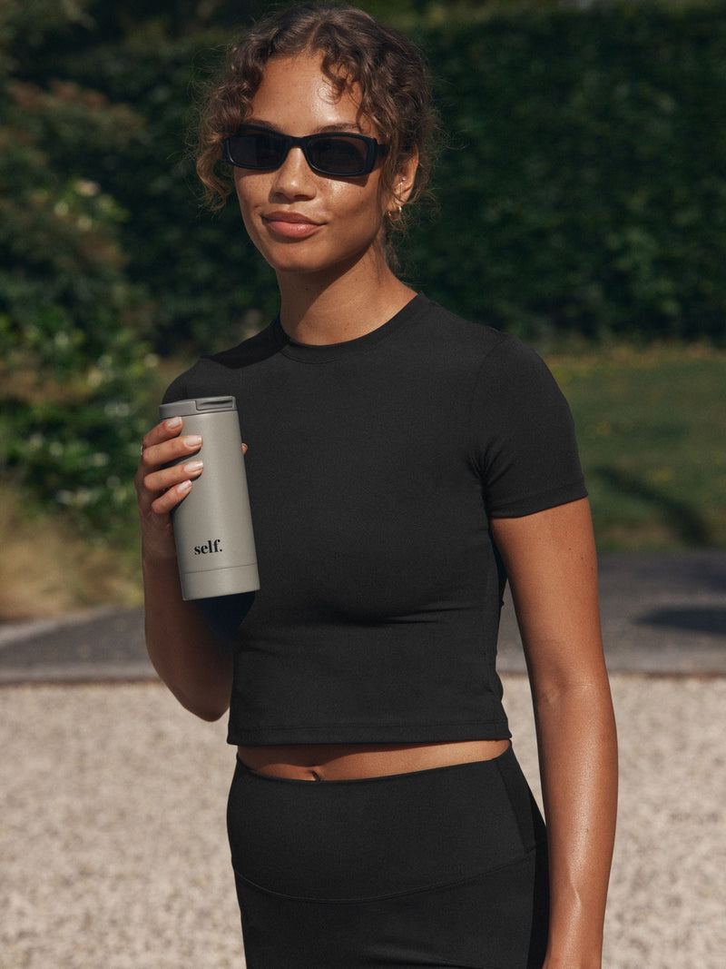 self. Khaki Green travel mug 350ml (British brand)