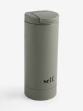self. Khaki Green travel mug 350ml (British brand)