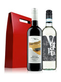 Virgin Wines mixed duo wine gift set with Spanish red and Italian white 2 bottles (British brand)