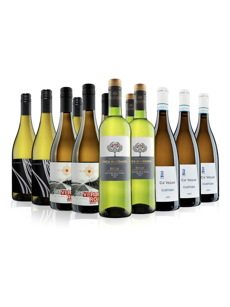 Virgin Wines premium 12 bottle white wine case (British brand)