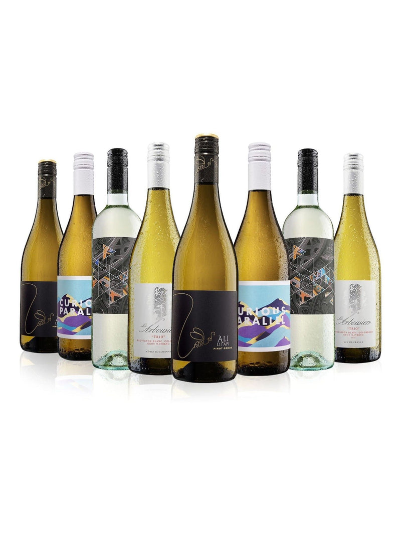 Virgin Wines assorted white wine case 8 bottle (British brand)