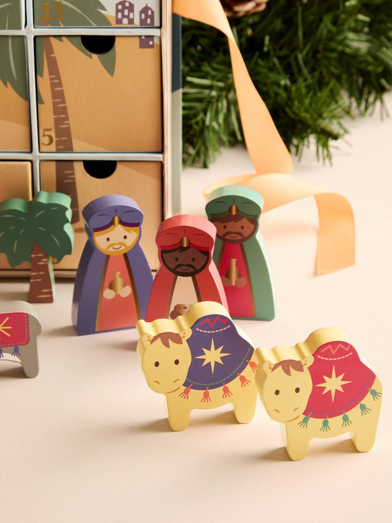 JoJo Maman Bébé nativity advent calendar, imported from the UK