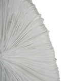 Libra Interiors white orbis textured sculpture on stand 58cm, UK version