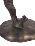 Libra Interiors grey cast aluminium elephant sculpture, UK version