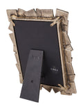 Libra Interiors Gold Montrose cast aluminium photo frame 5x7, UK version