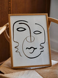 Paper Collective Beige Black We Are One Wall Art