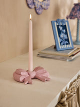 Next Cath Kidston Pink Bow Taper Candle Holder- Buy online at McGrocer