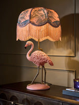 Next Pink Florence Flamingo Fringed Table Lamp 68cm- Buy online at McGrocer