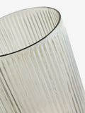 Green ribbed glass vase and hurricane candle holder 28cm, UK version