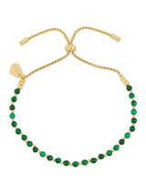 Next Estella Bartlett Gold Tone Green Wellness Howlite Amelia Bracelet 7 inches- Buy online at McGrocer