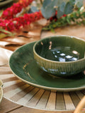 Mikasa Green Jardin ceramic dinner set 12 piece, imported from the UK