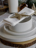 Mikasa White Camberlie dinner set 12-piece, imported from the UK