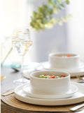 Mikasa White Camberlie dinner set 12-piece, imported from the UK
