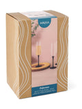 Mikasa Black Palermo champagne flutes set of 4, imported from the UK