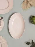 Mikasa White Large Cranborne oval ceramic serving dish, imported from the UK