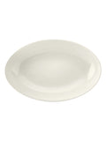 Mikasa White Large Cranborne oval ceramic serving dish, imported from the UK