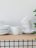 Mikasa white chalk porcelain mugs set of 4 380ml, imported from the UK