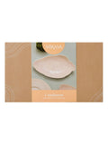 Mikasa White Cranborne Artichoke Stoneware Serving Dish, imported from the UK
