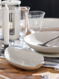Mikasa White Cranborne Artichoke Stoneware Serving Dish, imported from the UK