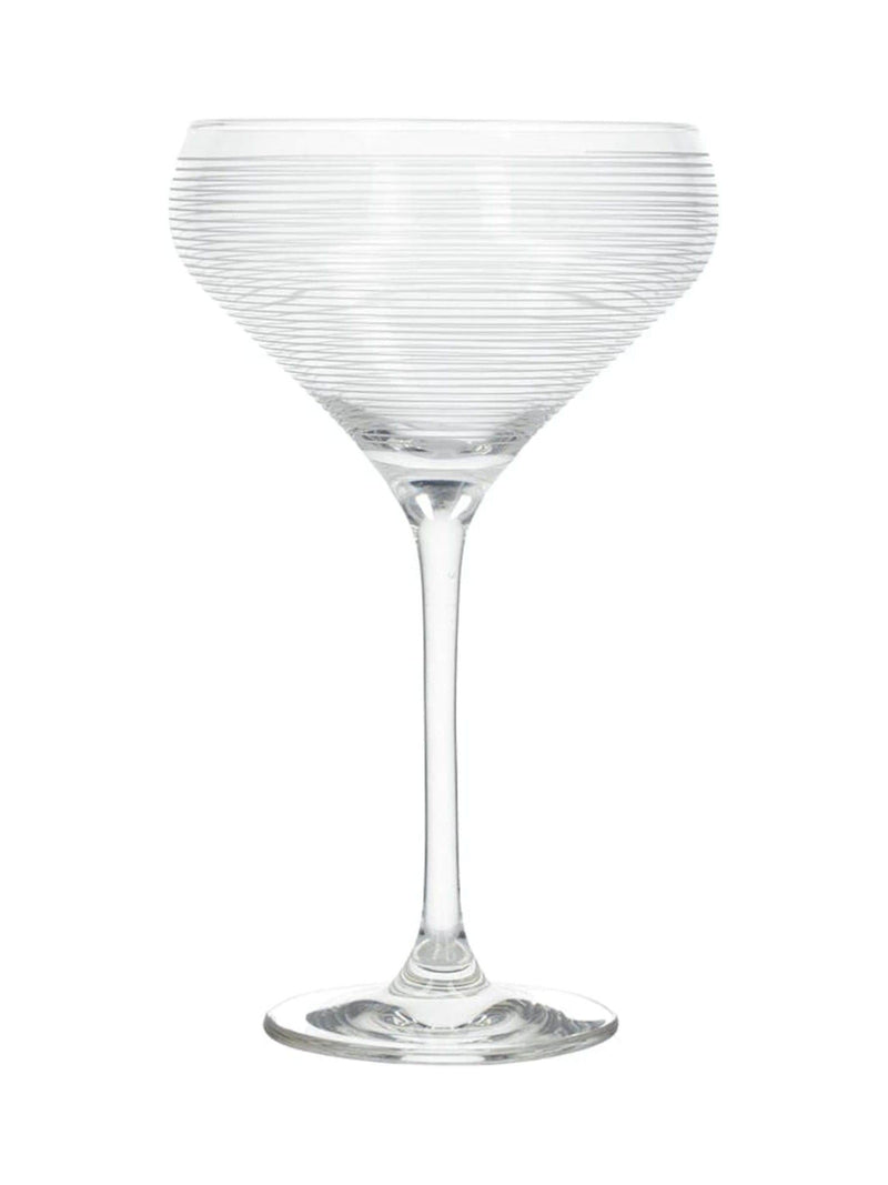 Mikasa Silver Cheers champagne coupe glasses set of 4, imported from the UK