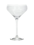 Mikasa Silver Cheers champagne coupe glasses set of 4, imported from the UK