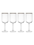 Mikasa Gold Sorrento wine glasses set of four, imported from the UK
