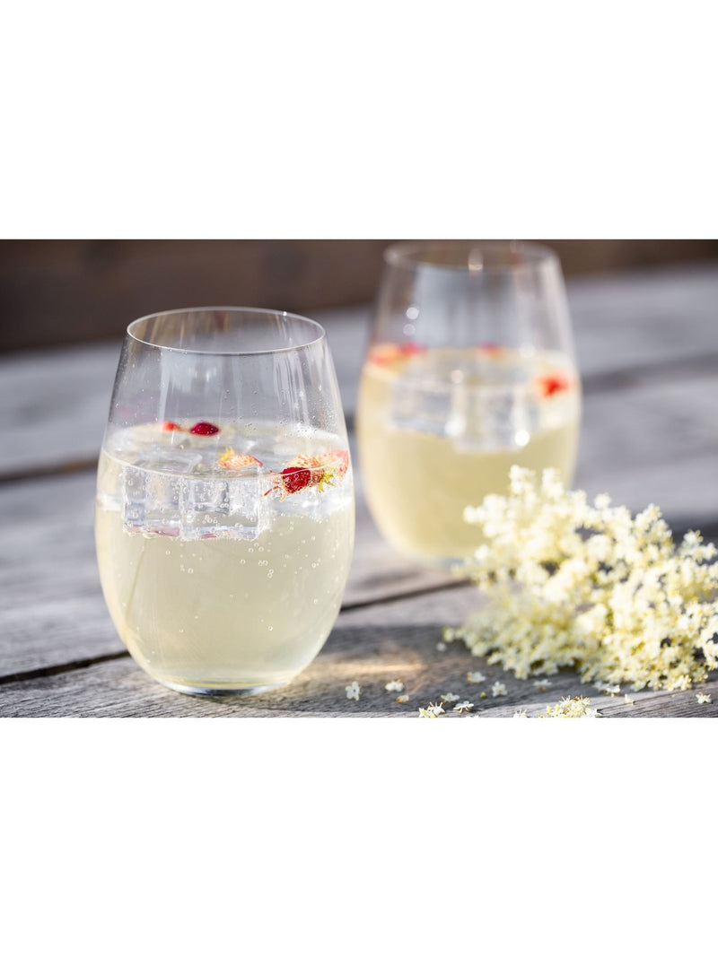 Mikasa stemless wine glasses clear Julie crystal set of 4, UK version