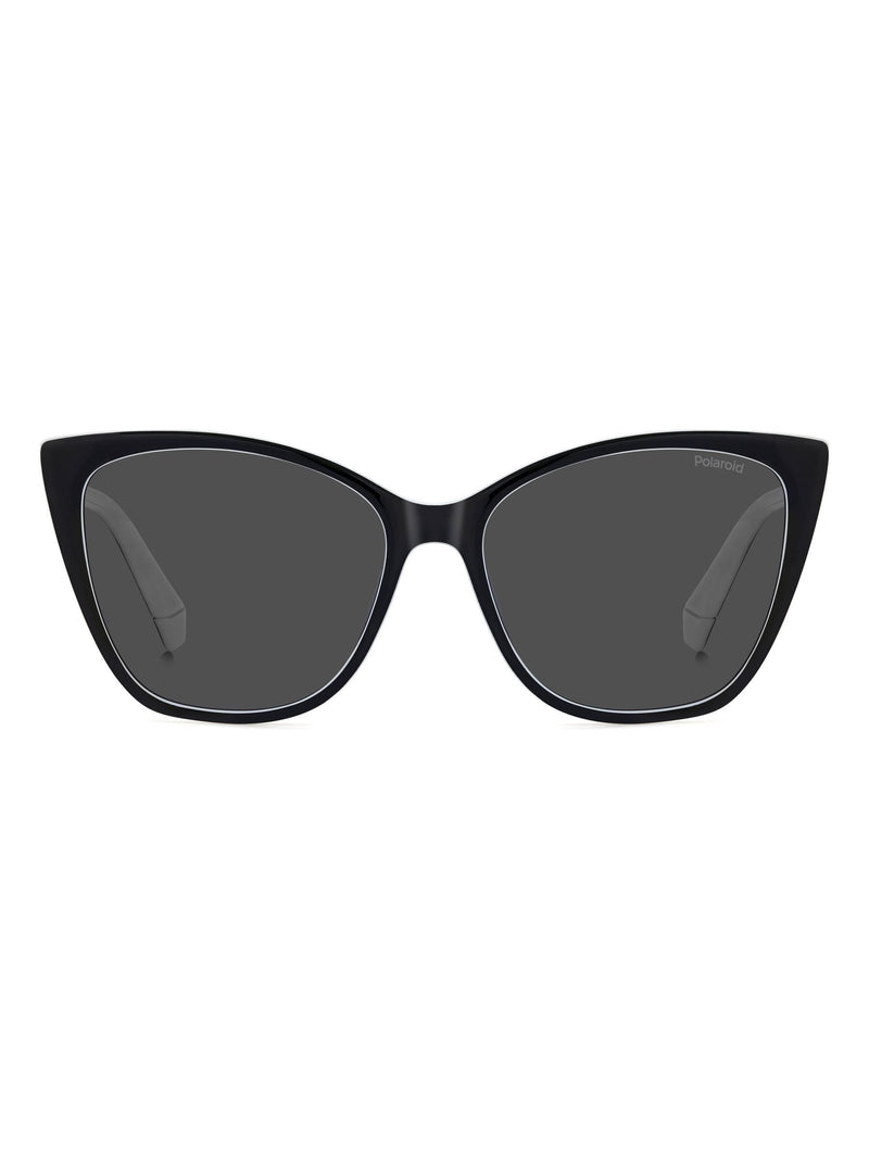 Polaroid black rectangular sunglasses, imported from the UK