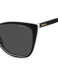 Polaroid black rectangular sunglasses, imported from the UK