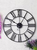 Charles Bentley black Wimbleball skeleton wall clock 80cm (British brand)
