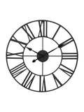 Charles Bentley black Wimbleball skeleton wall clock 80cm (British brand)
