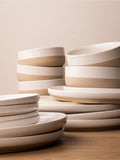 Elle Home White Earthy 18-piece dinner set - British product
