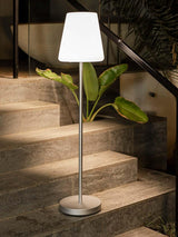 Next New Garden Brass Lola Slim 120cm Outdoor Solar Floor Lamp with Rechargeable Battery- Buy online at McGrocer