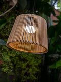 New Garden Brown Okinawa hanging cordless pendant lamp 28cm x 39cm, imported from the UK