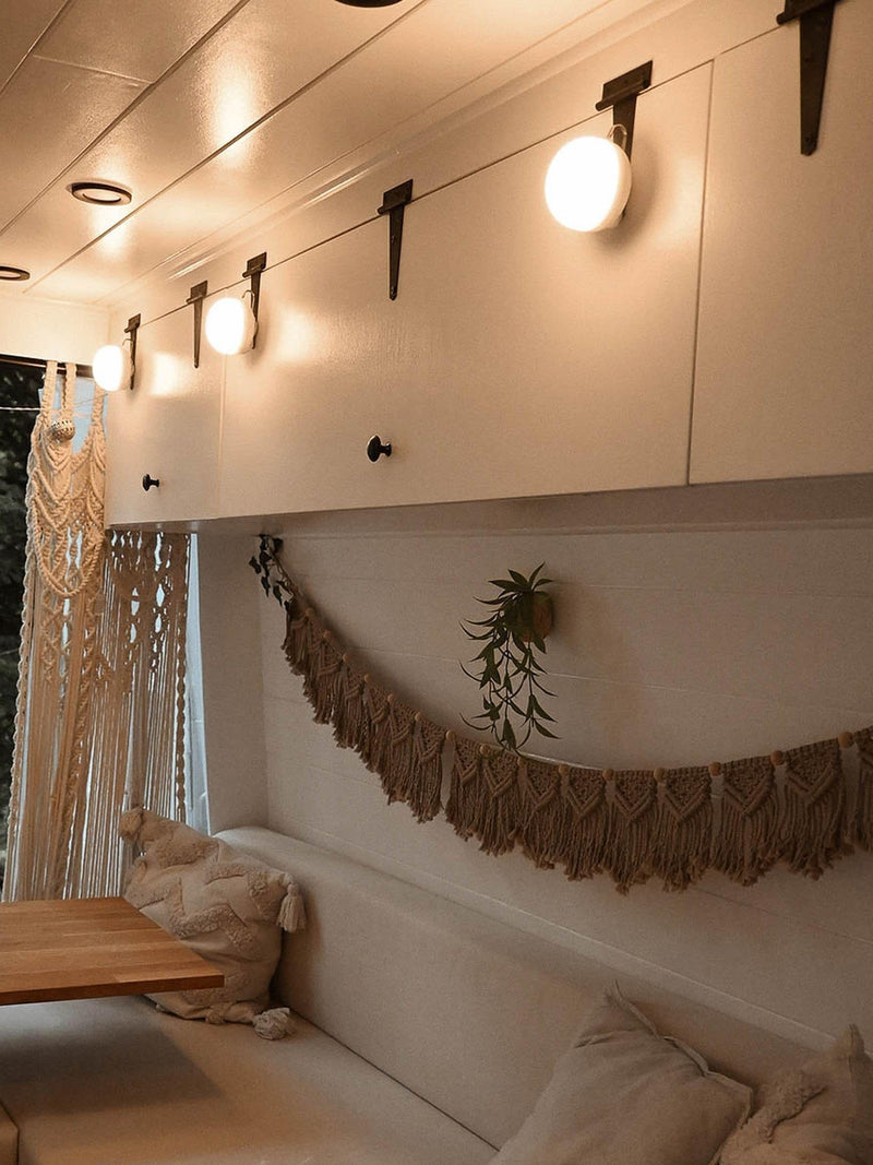 New Garden Cherry rechargeable portable light bulb beige imported from the UK