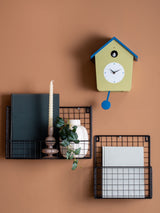 Karlsson Tea Green Classic Blue Cuckoo Wall Clock ONE