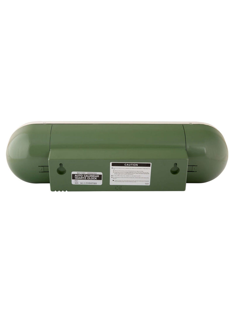 Karlsson Jungle Green Tube Flip Wall Clock ONE, UK version